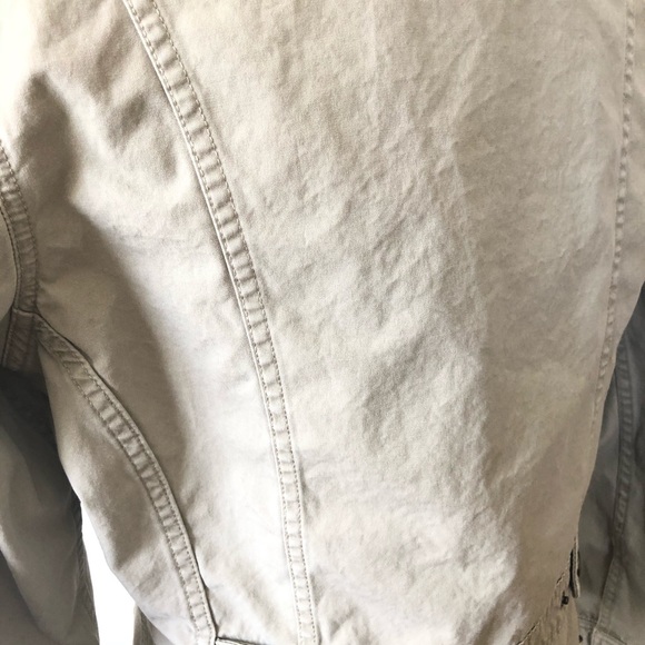 Gilet Utilitaire Vintage Eddie Bauer – Taille M, Beige, Coton, Poches Multiples